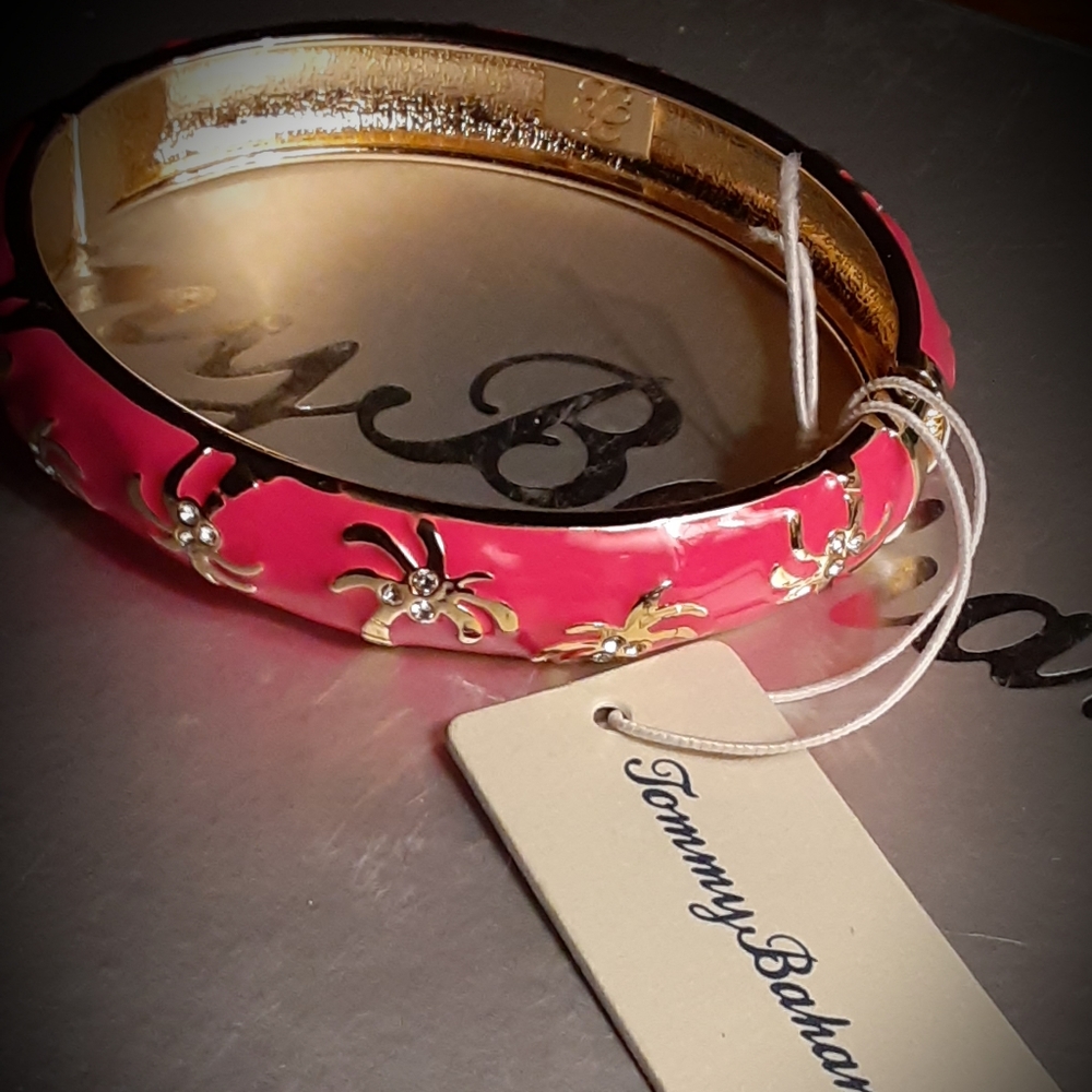 Tommy Bahama Gold & Cubic Zirconia Palm Tree Bracelet 🌴